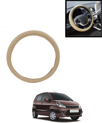 AYW Steering Cover For Universal For Car Zen Estilo(Beige, Leatherite)