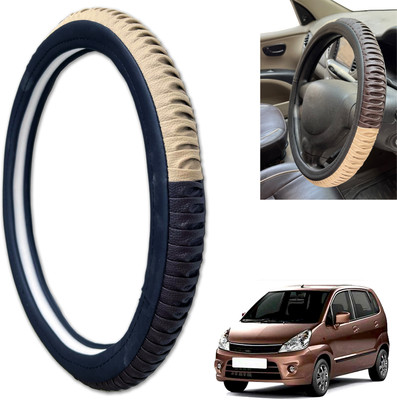 PEEPS STORE Steering Cover For Maruti Zen Estilo(Black, Leatherite)