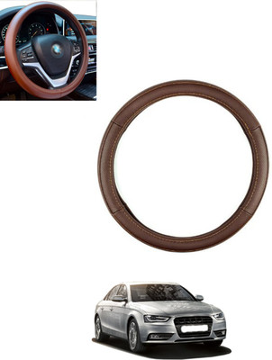 monolive Steering Cover For Audi S7(Brown, Leatherite)