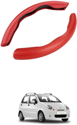 PRTEK Hand Stiched Steering Cover For Daewoo Matiz(MultiColor, Tarpaulin, Plastic)