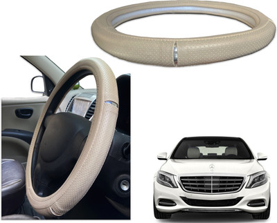 PEEPS STORE Steering Cover For Mercedes Benz S-Class(Black, Red, Leatherite)