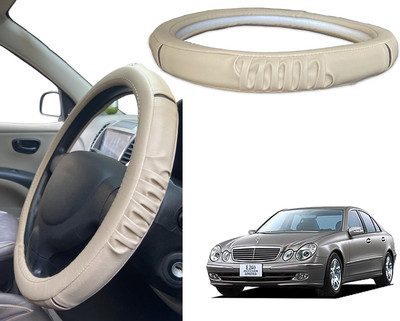PEEPS STORE Steering Cover For Mercedes Benz E240(Black, Red, Leatherite)