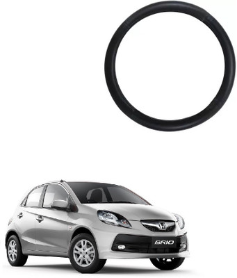 SPREADX Steering Cover For Honda Brio(Black, Leatherite)