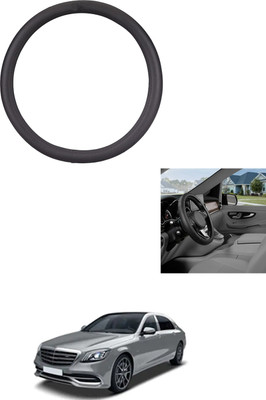 MATIES Steering Cover For Mercedes Benz Universal For Car(Black, Leather)
