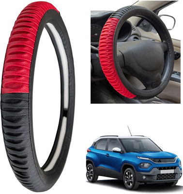PEEPS STORE Steering Cover For Tata NA(Black, Leatherite)