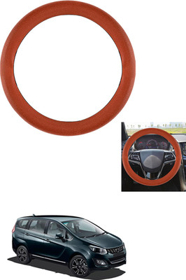 MATIES Steering Cover For Mahindra Universal For Car(Tan, Leather)