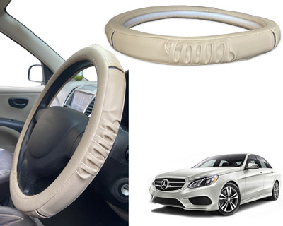 PEEPS STORE Steering Cover For Mercedes Benz E280 Cdi(Black, Red, Leatherite)