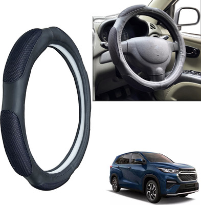 PEEPS STORE Steering Cover For Maruti NA(Black, Leatherite)