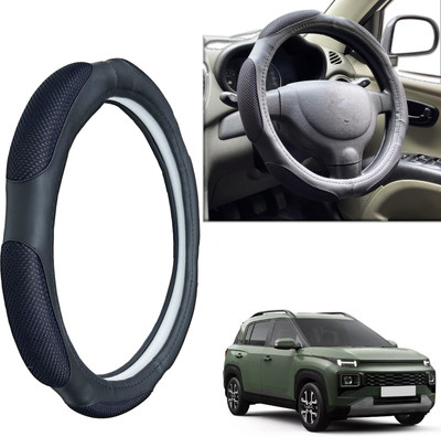 PEEPS STORE Steering Cover For Hyundai NA(Black, Leatherite)