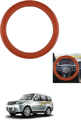 MATIES Steering Cover For Tata Grand Dicor(Tan, Leather)