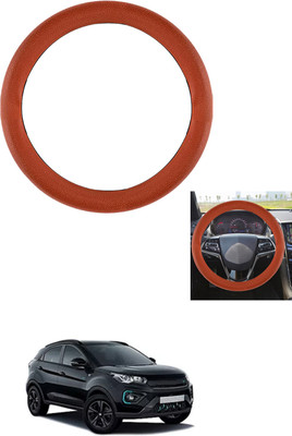 MATIES Steering Cover For Tata Universal For Car(Tan, Leather)