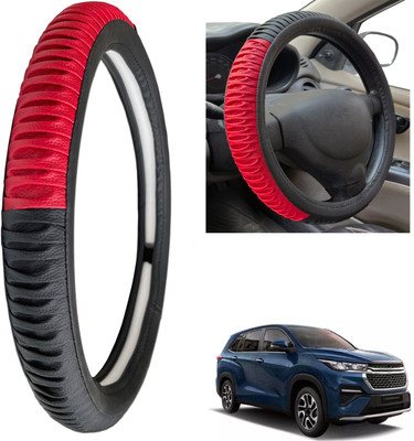PEEPS STORE Steering Cover For Maruti NA(Black, Leatherite)