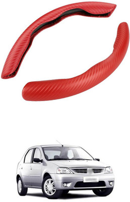 PRTEK Hand Stiched Steering Cover For Mahindra Logan(MultiColor, Tarpaulin, Plastic)