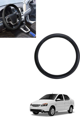 monolive Steering Cover For Tata Indigo(Black, Leatherite)