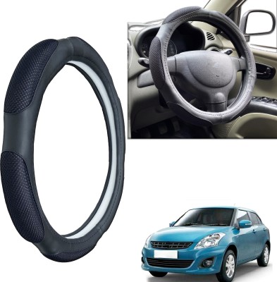 PEEPS STORE Steering Cover For Maruti Swift Dzire(Black, Leatherite)