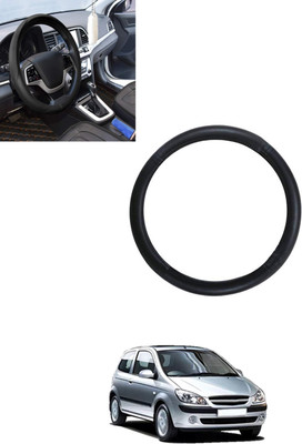 monolive Steering Cover For Hyundai Getz(Black, Leatherite)