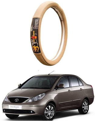 AUTO PEARL Steering Cover For Tata Indigo(Beige, Leatherite)