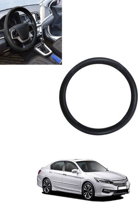 ABJD Steering Cover For Honda Accord(Black, Leatherite)