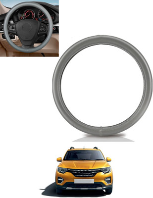 monolive Steering Cover For Renault Universal For Car(Grey, Leatherite)