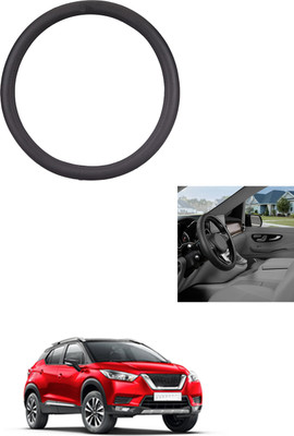 MATIES Steering Cover For Nissan Universal For Car(Black, Leather)