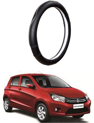 AUTO PEARL Steering Cover For Maruti Celerio(Black, Leatherite)