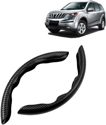 Kingsway Steering Cover For Mahindra XUV 500(Carbon Black, Leatherite)