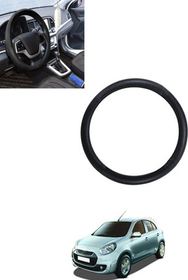 monolive Steering Cover For Renault Pulse(Black, Leatherite)