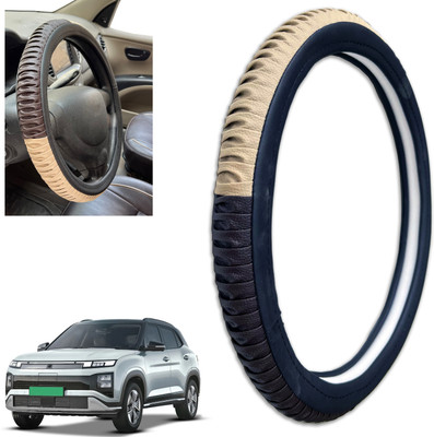 PEEPS STORE Steering Cover For Hyundai Creta(Multicolor, Leatherite)