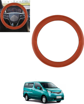 monolive Steering Cover For Nissan Evalia(Tan, Leatherite)