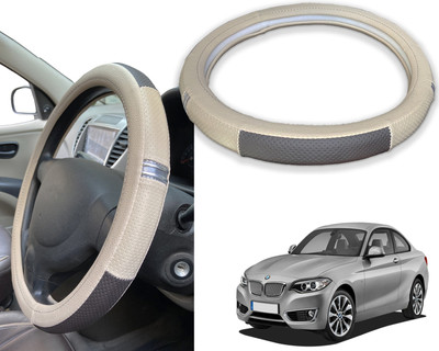 PEEPS STORE Steering Cover For BMW 2 Series(Red, Black, Leatherite)