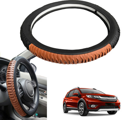 PEEPS STORE Steering Cover For Honda NA(Black, Leatherite)