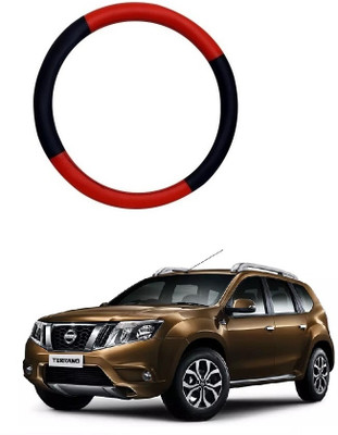 SPREADX Steering Cover For Nissan Terrano(Red, Black, Leatherite)