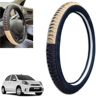 PEEPS STORE Steering Cover For Nissan Micra Active(Multicolor, Leatherite)