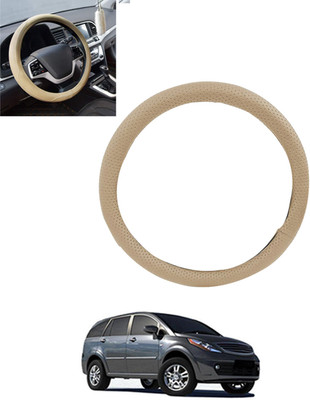 monolive Hand Stiched Steering Cover For Tata Aria(Beige, Leatherite)