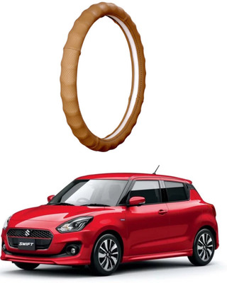 AUTO PEARL Steering Cover For Maruti New Swift(Beige, Leatherite)