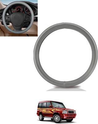 monolive Steering Cover For Tata Sumo(Grey, Leatherite)