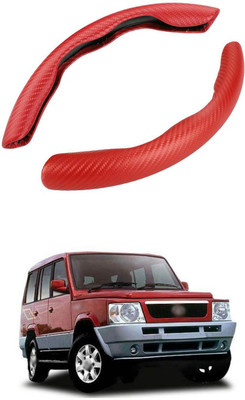 PRTEK Hand Stiched Steering Cover For Tata Sumo(MultiColor, Tarpaulin, Plastic)
