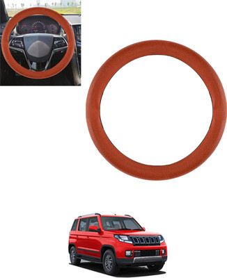 monolive Steering Cover For Mahindra TUV 300(Tan, Leatherite)