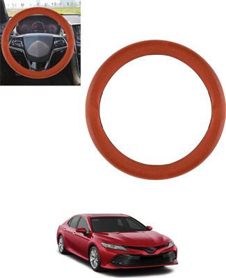 MSNP Steering Cover For Toyota Camry(Tan, Leatherite)