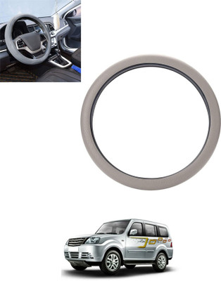monolive Hand Stiched Steering Cover For Tata Grand Dicor(Silver, Leatherite)