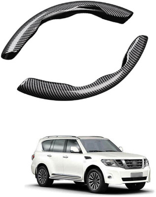 PRTEK Hand Stiched Steering Cover For Nissan Patrol(MultiColor, Tarpaulin, Plastic)