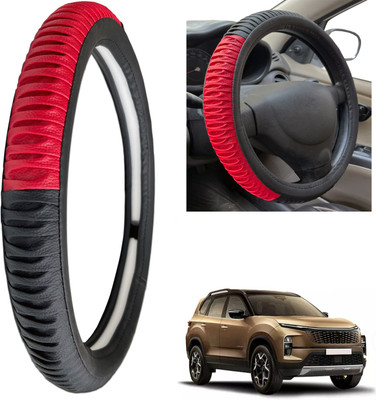 PEEPS STORE Steering Cover For Tata Safari(Black, Leatherite)