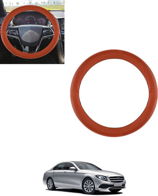 AYW Steering Cover For Mercedes Benz E220(Tan, Leatherite)