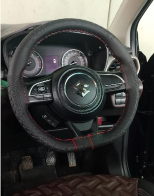 Ultrahappiness Hand Stiched Steering Cover For Suzuki, Hyundai, Tata, Maruti i10, i20, Safari, Verna(Multicolour, Leather)
