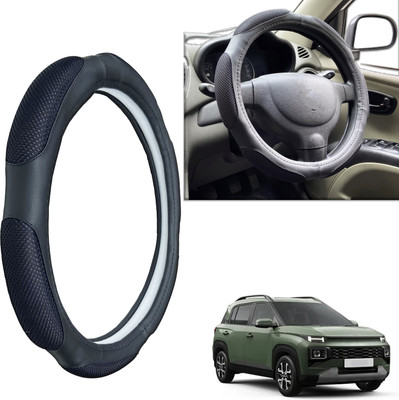 PEEPS STORE Steering Cover For Hyundai NA(Black, Leatherite)