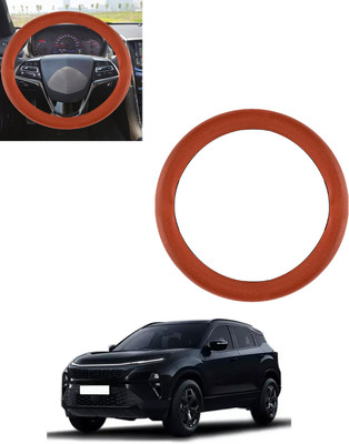 AYW Steering Cover For Tata Universal For Car(Tan, Leatherite)