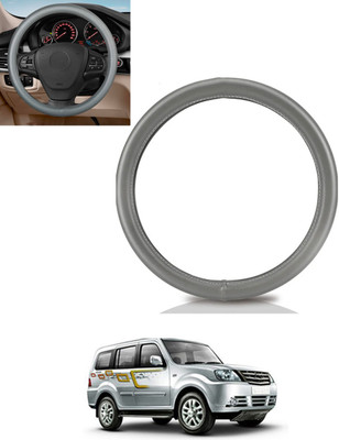 monolive Steering Cover For Tata Sumo Grande(Grey, Leatherite)