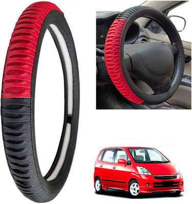 PEEPS STORE Steering Cover For Maruti Zen(Black, Leatherite)