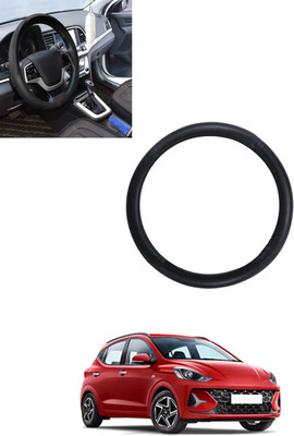 monolive Steering Cover For Hyundai Universal For Car(Black, Leatherite)