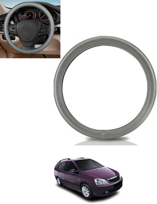 monolive Steering Cover For Tata Indigo Marina(Grey, Leatherite)